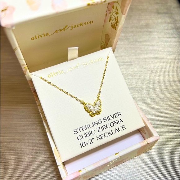 Olivia & Jackson BRAND NEW gold toned adjustable necklace ✨ Box included - Picture 2 of 4